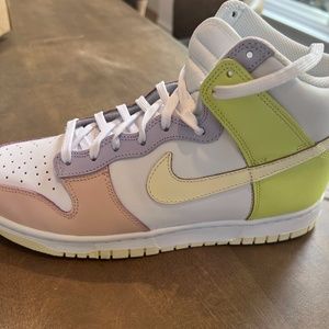 NIKE Dunk Lemon Twist high top sneakers